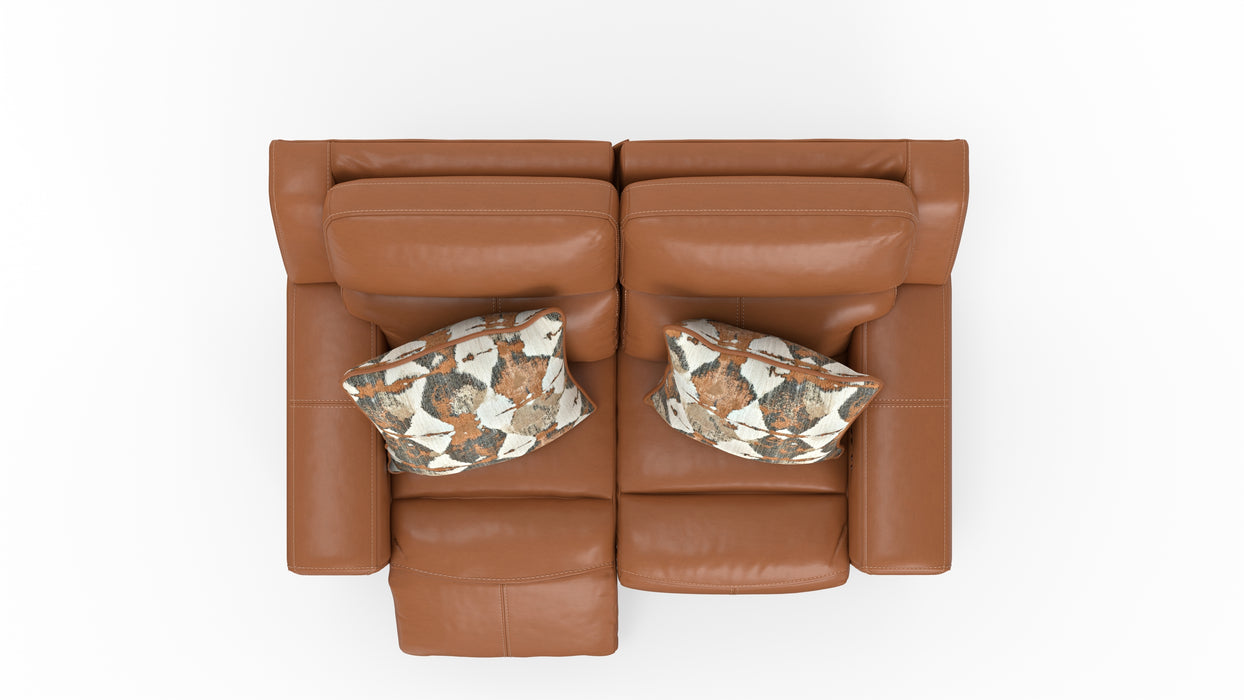 Catnapper - Arezzo 2 Piece Power Reclining Sofa Set in Whiskey - 63151-63152-WHISKEY