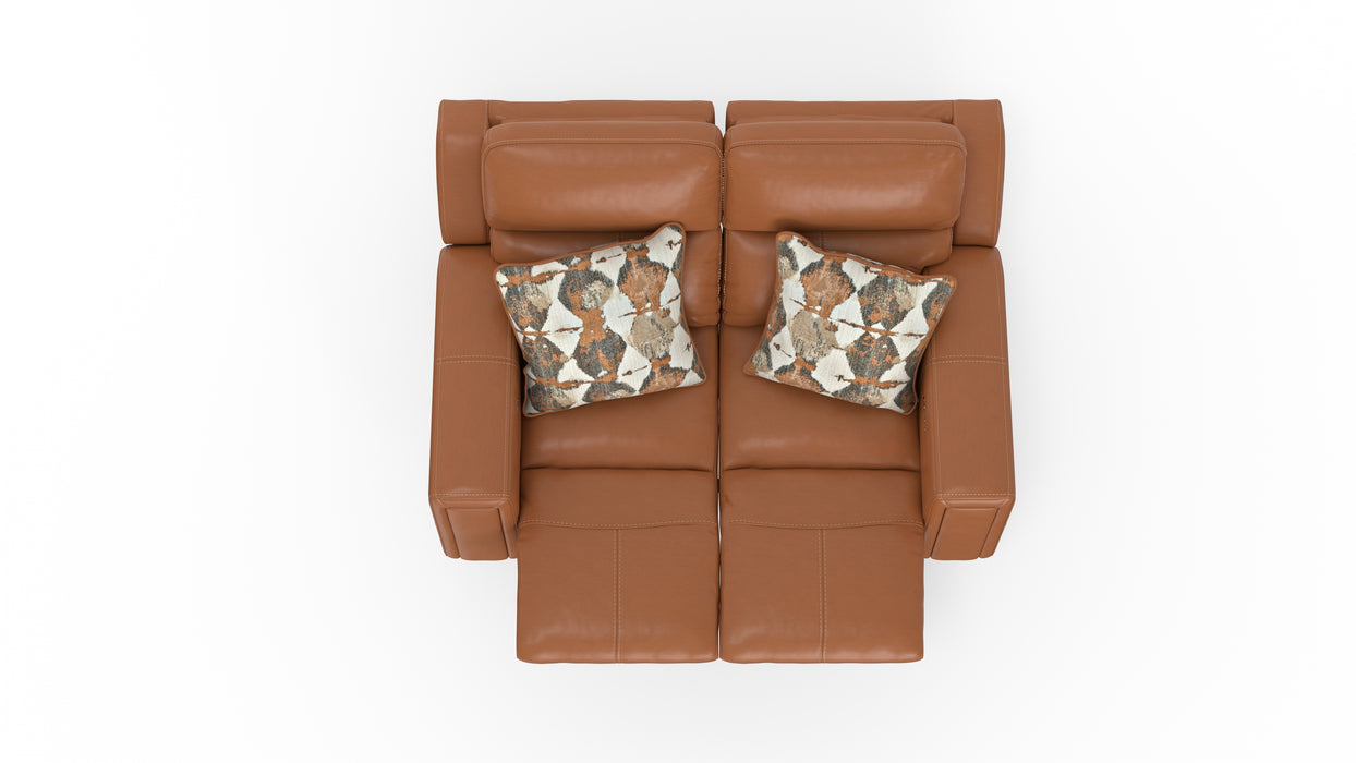 Catnapper - Arezzo 2 Piece Power Reclining Sofa Set in Whiskey - 63151-63152-WHISKEY