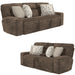 Catnapper - Lynx 2 Piece Power Reclining Sofa Set in Mocha - 63251-59-MOCHA - GreatFurnitureDeal