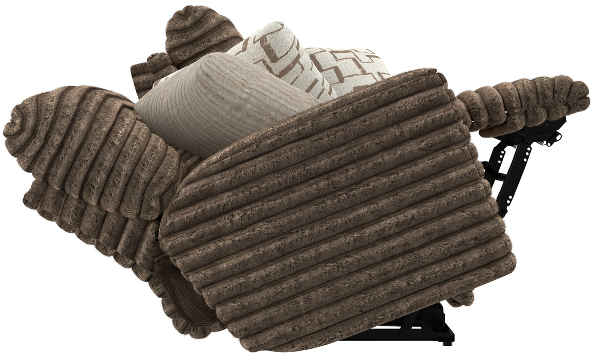 Catnapper - Lynx Power Reclining Sofa w/Zero Gravity in Mocha - 63251-MOCHA - GreatFurnitureDeal