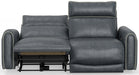 Catnapper - Nico Power Headrest Reclining Sofa in Twilight/Silver - 63501-SILVER - GreatFurnitureDeal