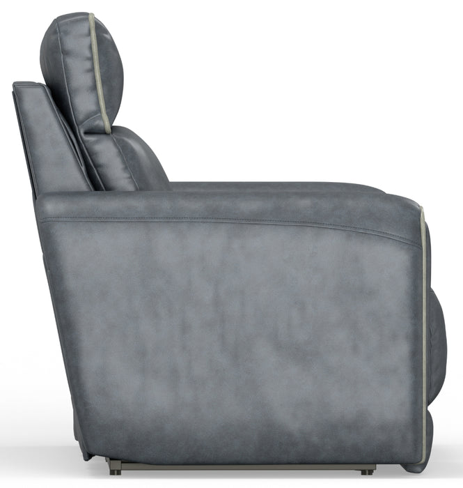 Catnapper - Nico Power Headrest Reclining Sofa in Twilight/Silver - 63501-SILVER - GreatFurnitureDeal