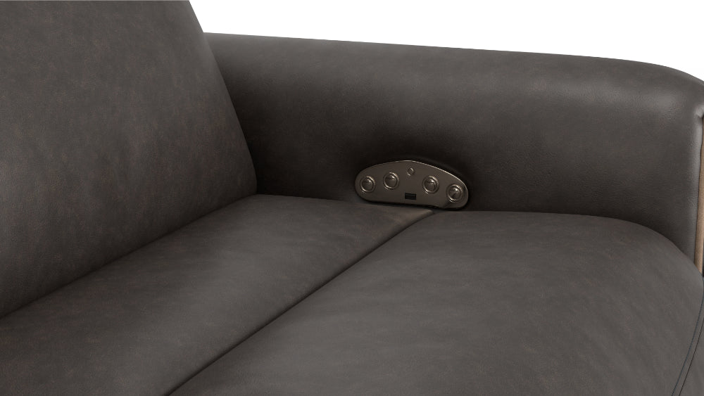 Catnapper - Nico 2 Piece Power Reclining Sofa Set in Walnut - 63501-02-WALNUT