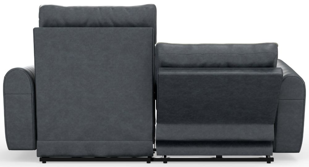 Catnapper - Nico 2 Piece Power Reclining Sofa Set in Twilight/Silver - 63501-02-SILVER