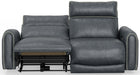 Catnapper - Nico 3 Piece Power Reclining Living Room Set in Twilight/Silver - 63501-02-00-SILVER - GreatFurnitureDeal