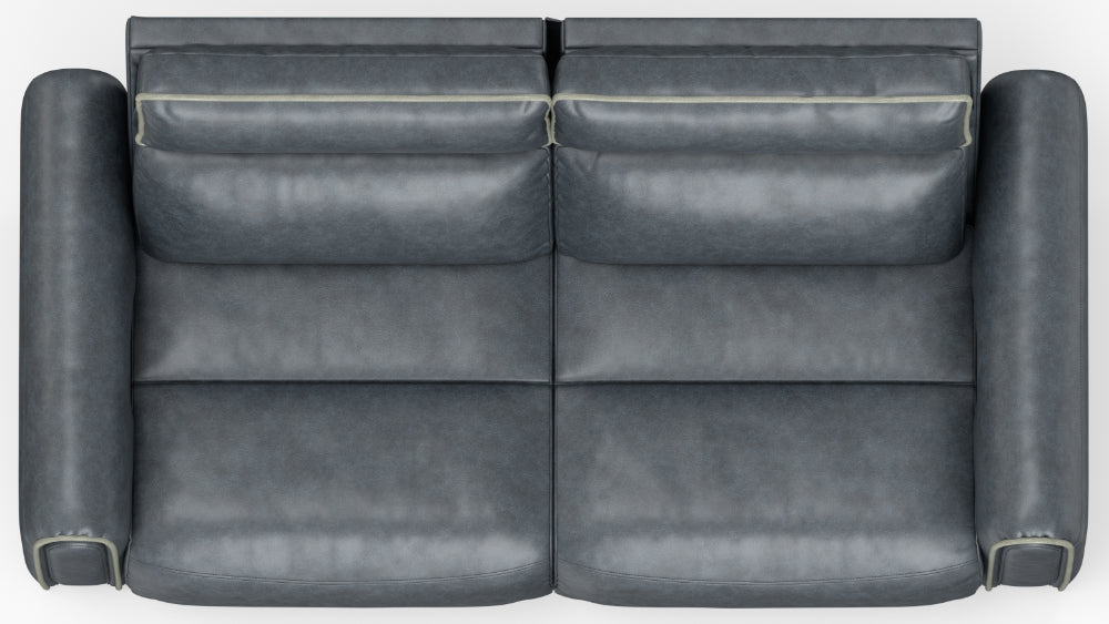 Catnapper - Nico 3 Piece Power Reclining Living Room Set in Twilight/Silver - 63501-02-00-SILVER