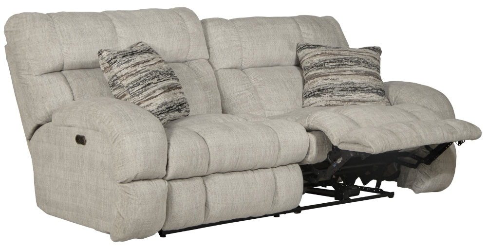 Catnapper - Ashland 3 Piece Lay Flat Reclining Sectional in Buff/Zebra - 3591-98-599-ZEBRA