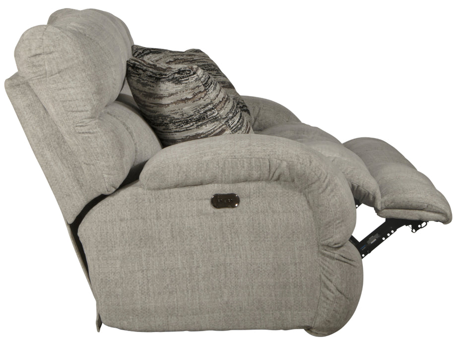 Catnapper - Ashland 2 Piece Power Reclining Sofa Set in Buff/Zebra - 63591-99-ZEBRA
