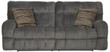 Catnapper - Ashland Power Lay Flat Reclining Sofa in Granite/Night - 63591-NIGHT - GreatFurnitureDeal
