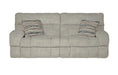 Catnapper - Ashland Power Lay Flat Reclining Sofa in Buff/Zebra - 63591-ZEBRA - GreatFurnitureDeal