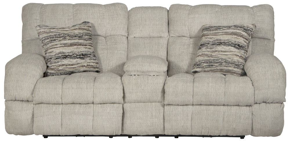 Catnapper - Ashland 2 Piece Power Reclining Sofa Set in Buff/Zebra - 63591-99-ZEBRA