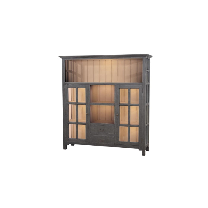 Bramble - Aries Kitchen Cupboard 2 Drawer w/ 9 LED - BR-63647 - GreatFurnitureDeal