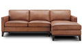 GFD Leather - Chelsea Honey RAF Sectional Sofa - 6379-32, 53 - GreatFurnitureDeal