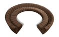 Meridian Furniture - Infinity 183" Brown Velvet Upholstered 11pc. Sectional - 638Brown-11PC - GreatFurnitureDeal