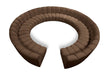 Meridian Furniture - Infinity 183" Brown Velvet Upholstered 12pc. Sectional - 638Brown-12PC - GreatFurnitureDeal