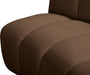 Meridian Furniture - Infinity 183" Brown Velvet Upholstered 12pc. Sectional - 638Brown-12PC - GreatFurnitureDeal