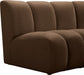 Meridian Furniture - Infinity 183" Brown Velvet Upholstered 12pc. Sectional - 638Brown-12PC - GreatFurnitureDeal