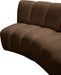 Meridian Furniture - Infinity 183" Brown Velvet Upholstered 12pc. Sectional - 638Brown-12PC - GreatFurnitureDeal