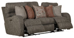 Catnapper - Liam Power Headrest Power Lay Flat Reclining Sofa in Coal-Sunset - 63901-SUNSET-MTO - GreatFurnitureDeal