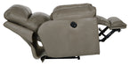 Catnapper - Costa Power Lay Flat Recliner in Putty - 64070-7-PUTTY - GreatFurnitureDeal