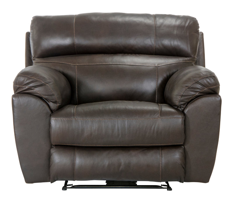 Catnapper - Costa Power Lay Flat Recliner in Chocolate - 64070-7-CHOCOLATE - GreatFurnitureDeal