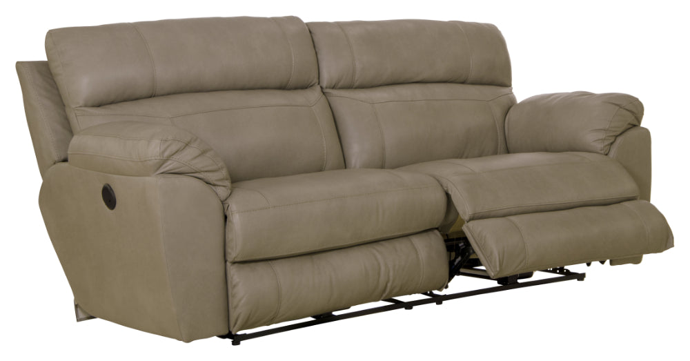 Catnapper - Costa Lay Flat Reclining Sofa in Putty - 4071-PUTTY - GreatFurnitureDeal