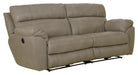 Catnapper - Costa Lay Flat Reclining Sofa in Putty - 4071-PUTTY - GreatFurnitureDeal