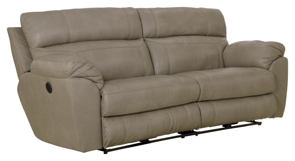 Catnapper - Costa 2 Piece Lay Flat Reclining Sofa Set in Putty - 4071-72-PUTTY