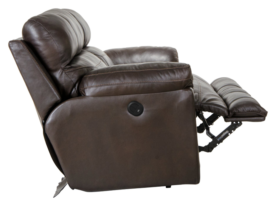 Catnapper - Costa 3 Piece Power Lay Flat Reclining Living Room Set in Chocolate - 64071-72-70-CHOCOLATE