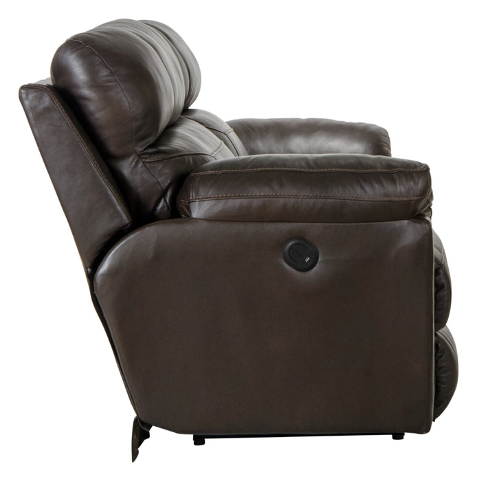 Catnapper - Costa Lay Flat Reclining Sofa in Chocolate - 4071-CHOCOLATE - GreatFurnitureDeal