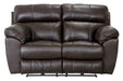 Catnapper - Costa Power Lay Flat Reclining Loveseat in Chocolate - 64072-CHOCOLATE - GreatFurnitureDeal