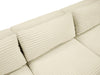 Meridian Furniture - Shaggy 140" Cream Corduroy Performance Fabric Upholstered 6 pc. Sectional - 641Cream-Sec6B - GreatFurnitureDeal