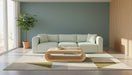 Meridian Furniture - Shaggy 109" Mint Corduroy Performance Fabric Upholstered 3 pc. Sofa - 641Mint-S109 - GreatFurnitureDeal
