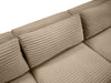Meridian Furniture - Shaggy 140" Taupe Corduroy Performance Fabric Upholstered 6 pc. Sectional - 641Taupe-Sec6B - GreatFurnitureDeal