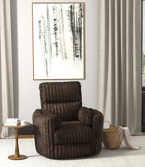 Catnapper - Daydream Swivel Glider Recliner in Chocolate - 42445-CHOCO - GreatFurnitureDeal