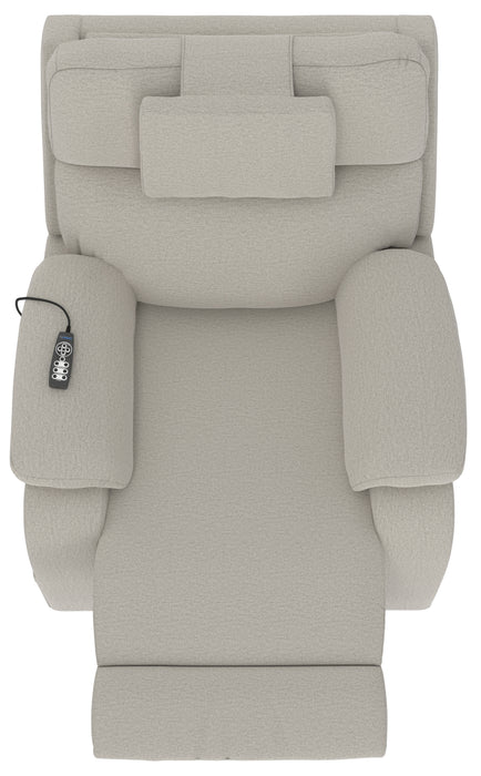 Catnapper - Dreamtime Power Headrest Power Lay Flat Recliner w/CR3 Heat/Massage/Zero Gravity in Beach - 642567-BEACH