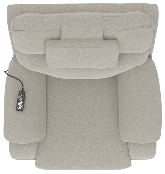 Catnapper - Dreamtime Power Headrest Power Lay Flat Recliner w/CR3 Heat/Massage/Zero Gravity in Beach - 642567-BEACH