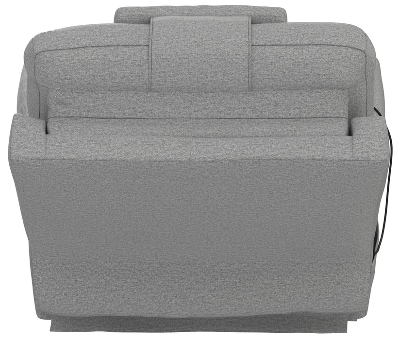 Catnapper - Dreamtime Power Headrest Power Lay Flat Recliner w/CR3 Heat/Massage/Zero Gravity in Steel - 642567-STEEL - GreatFurnitureDeal