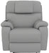 Catnapper - Dreamtime Power Headrest Power Lay Flat Recliner w/CR3 Heat/Massage/Zero Gravity in Steel - 642567-STEEL - GreatFurnitureDeal