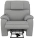 Catnapper - Dreamtime Power Headrest Power Lay Flat Recliner w/CR3 Heat/Massage/Zero Gravity in Steel - 642567-STEEL - GreatFurnitureDeal