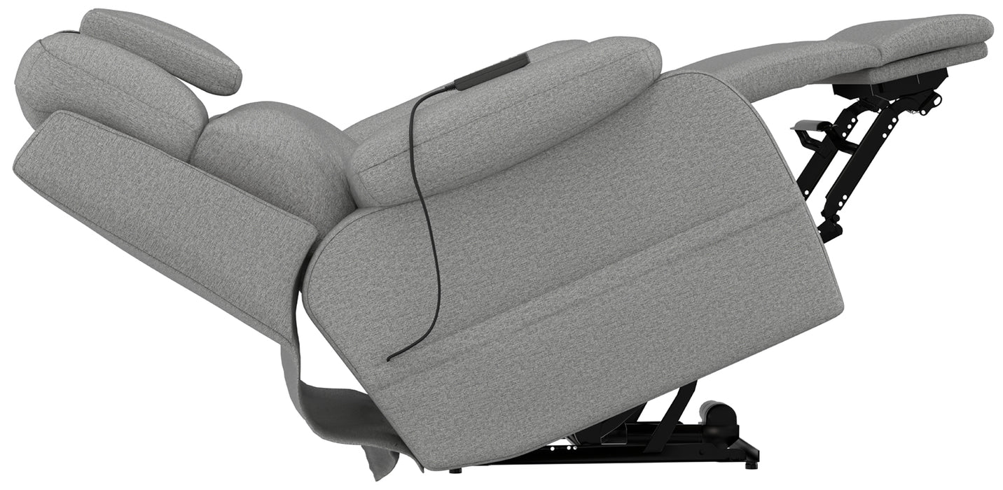 Catnapper - Dreamtime Power Headrest Power Lay Flat Recliner w/CR3 Heat/Massage/Zero Gravity in Steel - 642567-STEEL - GreatFurnitureDeal