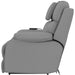 Catnapper - Dreamtime Power Headrest Power Lay Flat Recliner w/CR3 Heat/Massage/Zero Gravity in Steel - 642567-STEEL - GreatFurnitureDeal