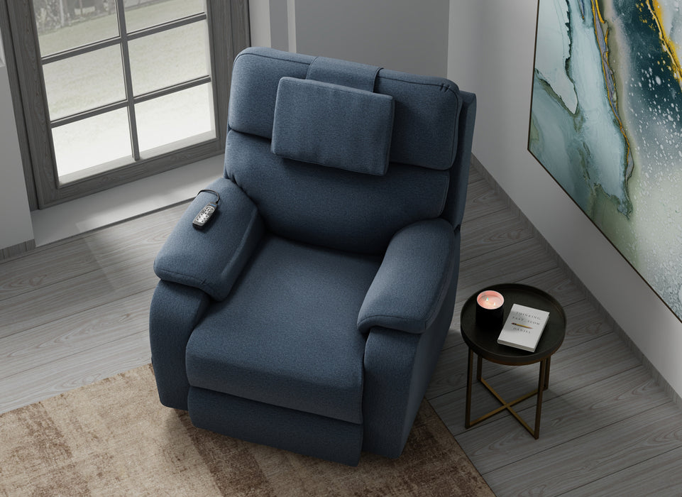 Catnapper - Dreamtime Power Headrest Power Lay Flat Recliner w/CR3 Heat/Massage/Zero Gravity in Haze - 642567-HAZE - GreatFurnitureDeal