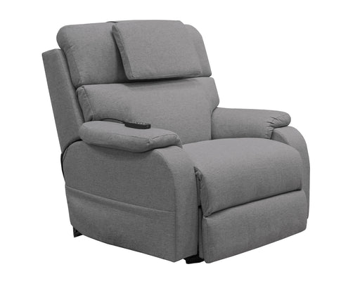 Catnapper - Dreamtime Power Headrest Power Lay Flat Recliner w/CR3 Heat/Massage/Zero Gravity in Steel - 642567-STEEL - GreatFurnitureDeal