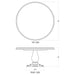 Bramble - Drake Round Pedestal Table w/o Routed Top 60'' - BR-64270 - GreatFurnitureDeal