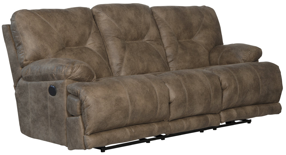 Catnapper - Voyager Lay Flat Reclining Sofa in Brandy - 4381 - GreatFurnitureDeal
