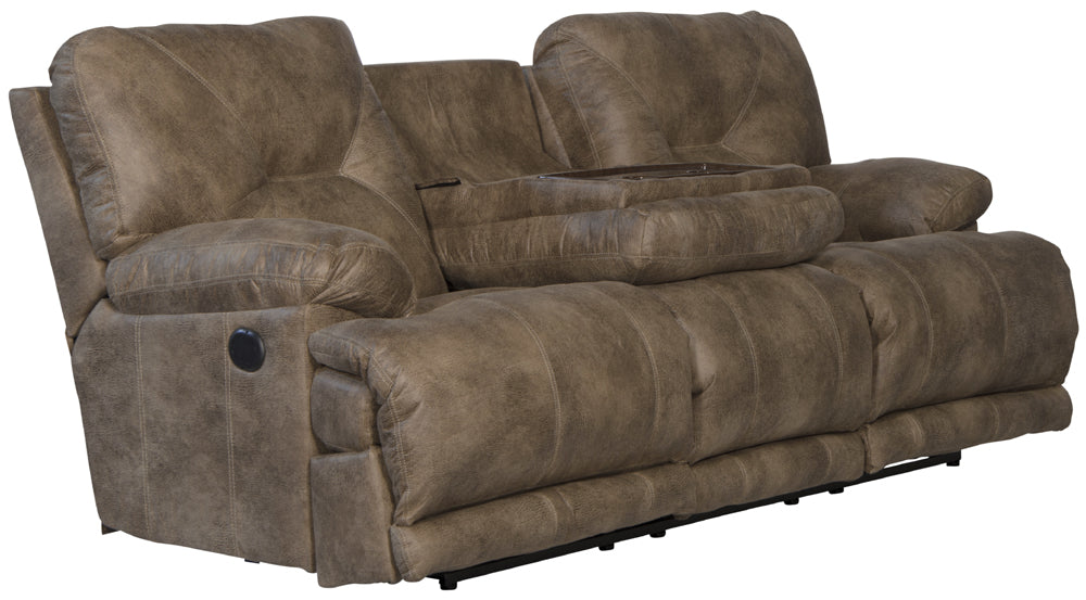 Catnapper - Voyager 2 Piece Lay Flat Reclining Sofa Set in Brandy - 4381-S+L