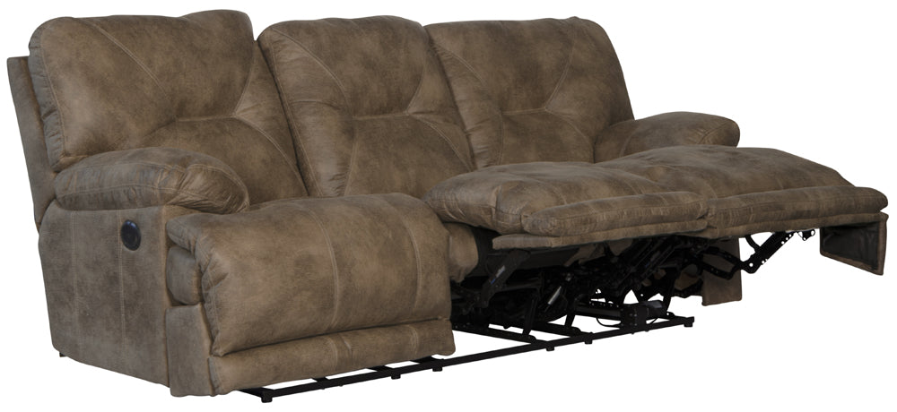 Catnapper - Voyager Lay Flat Reclining Sofa in Brandy - 4381 - GreatFurnitureDeal