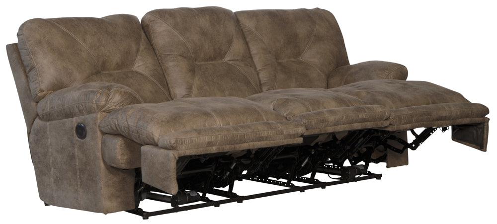 Catnapper - Voyager 2 Piece Lay Flat Reclining Sofa Set in Brandy - 4381-S+L
