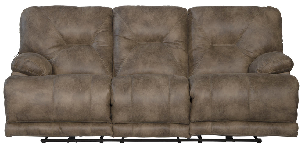 Catnapper - Voyager 2 Piece Lay Flat Reclining Sofa Set in Brandy - 4381-S+L